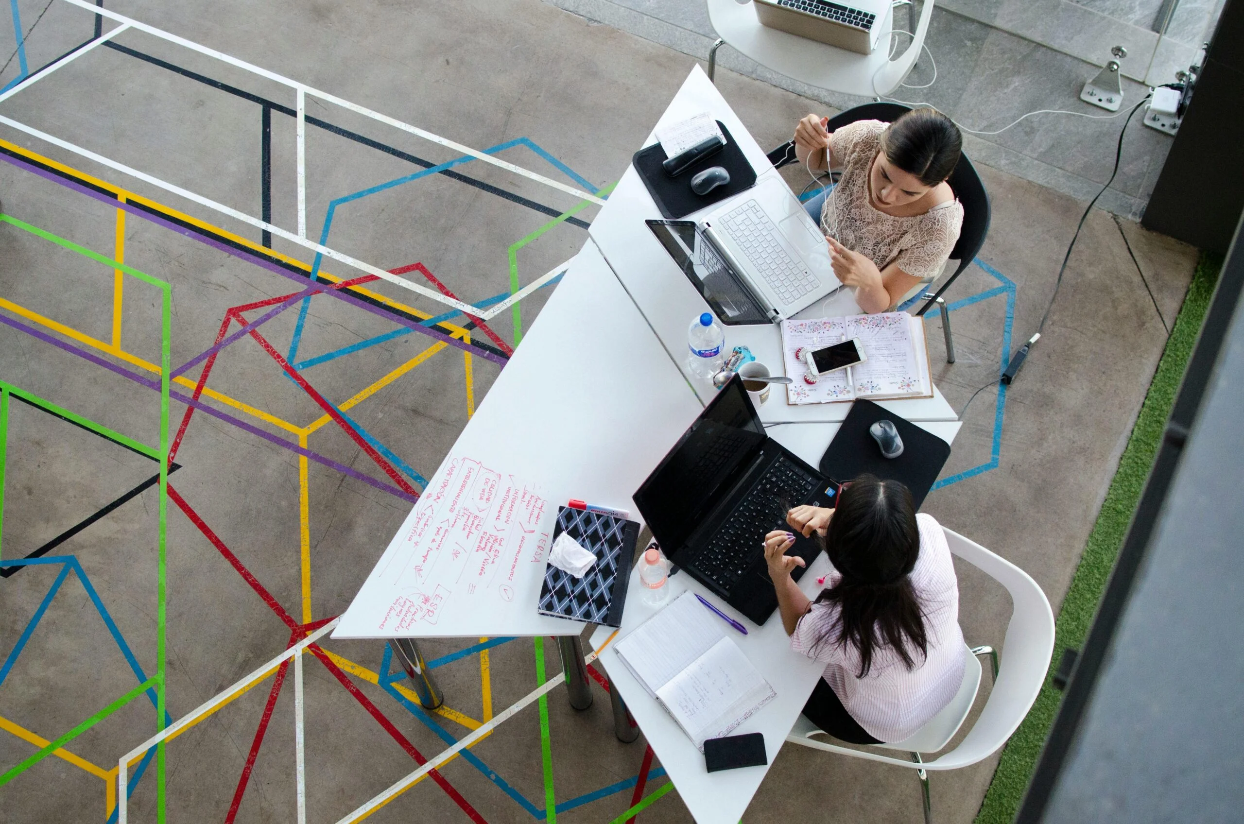 Digital marketing team working